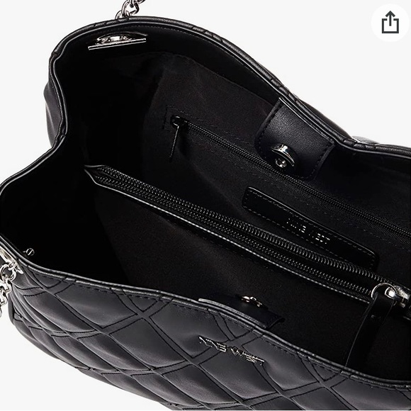 Nine West Tinsel Shoulder Satchel Shoulder Bag - Picture 3 of 6